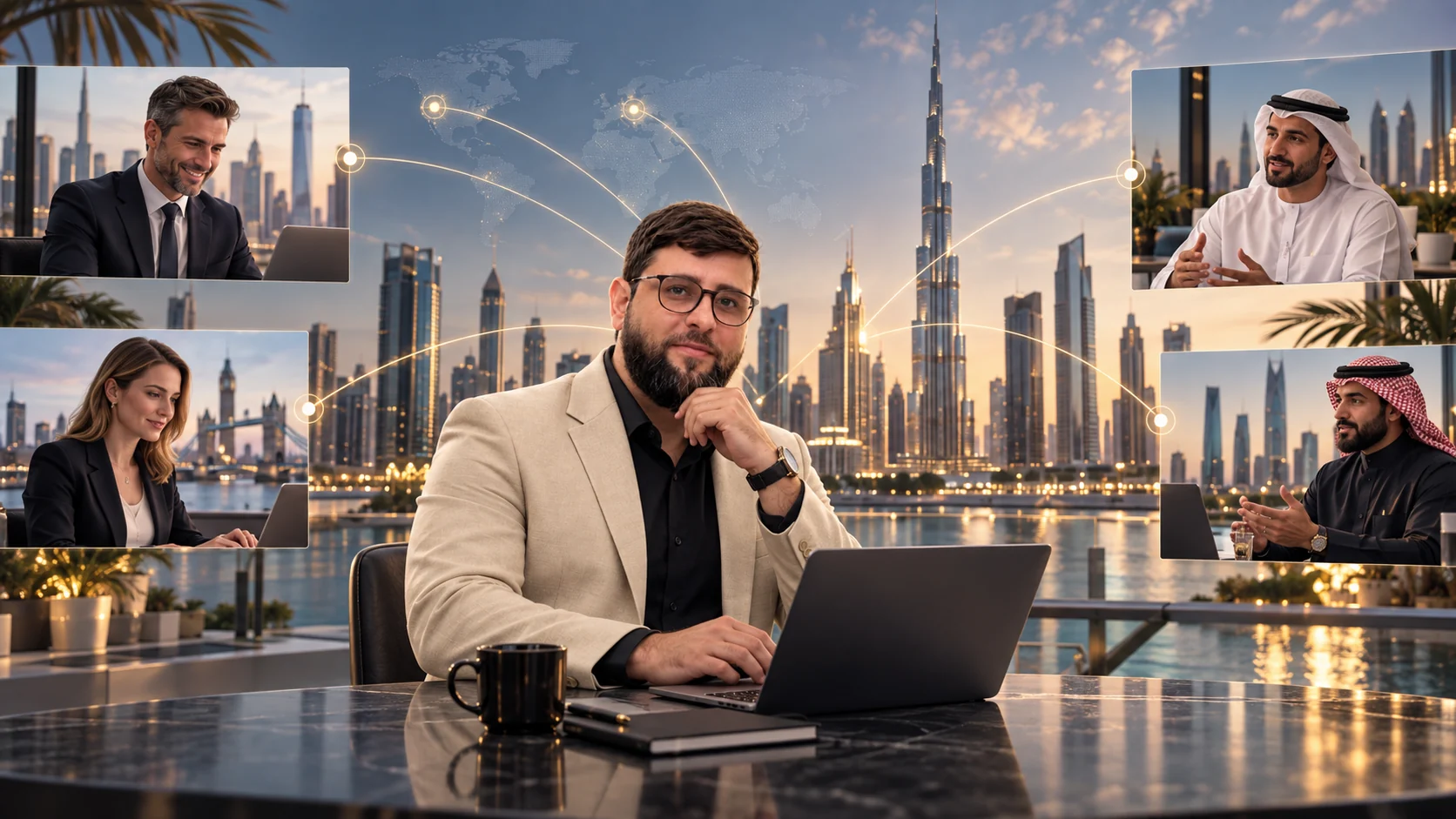 Muhammad Ali Abbasi connecting with businesses across Dubai, the GCC and international markets